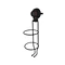 wall mounted hair dryer holder